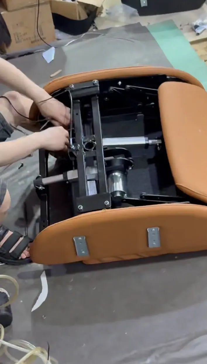 Load video: Every chair undergoes a thorough manual electrical inspection — our technicians carefully check and connect each wire to ensure safe, reliable functionality before shipment.